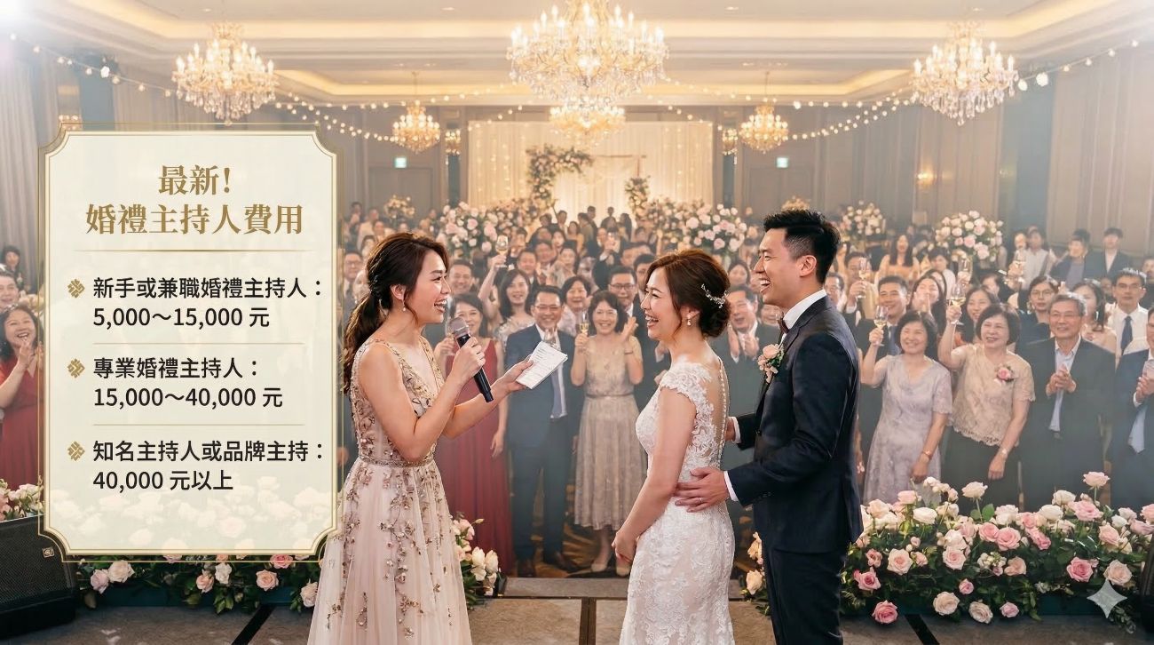 台北婚禮主持人費用