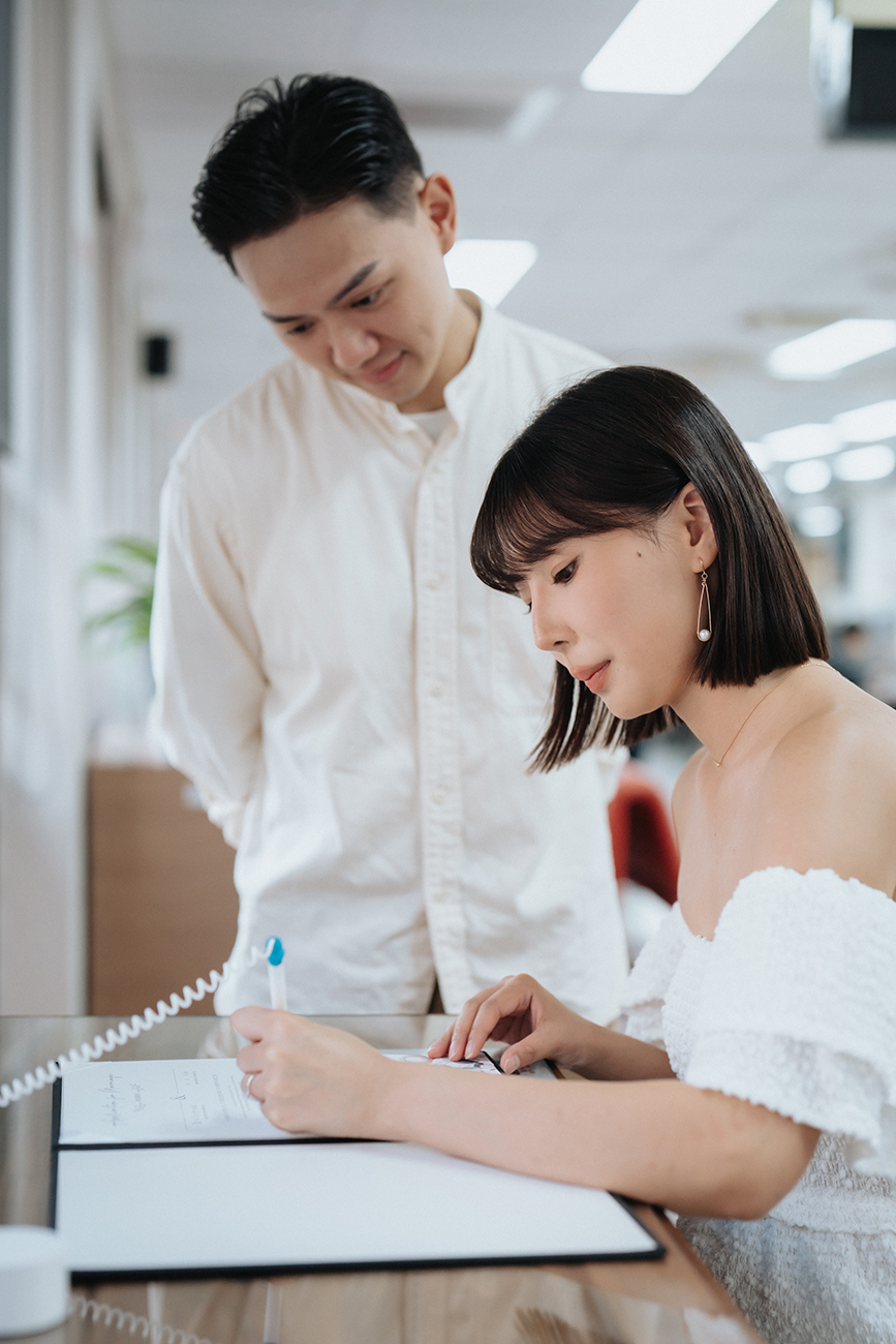 [結婚登記] Yoyo＆Clair 登記日@士林戶政事務所