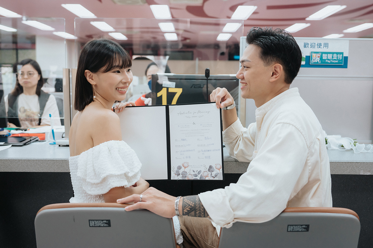 [結婚登記] Yoyo＆Clair 登記日@士林戶政事務所