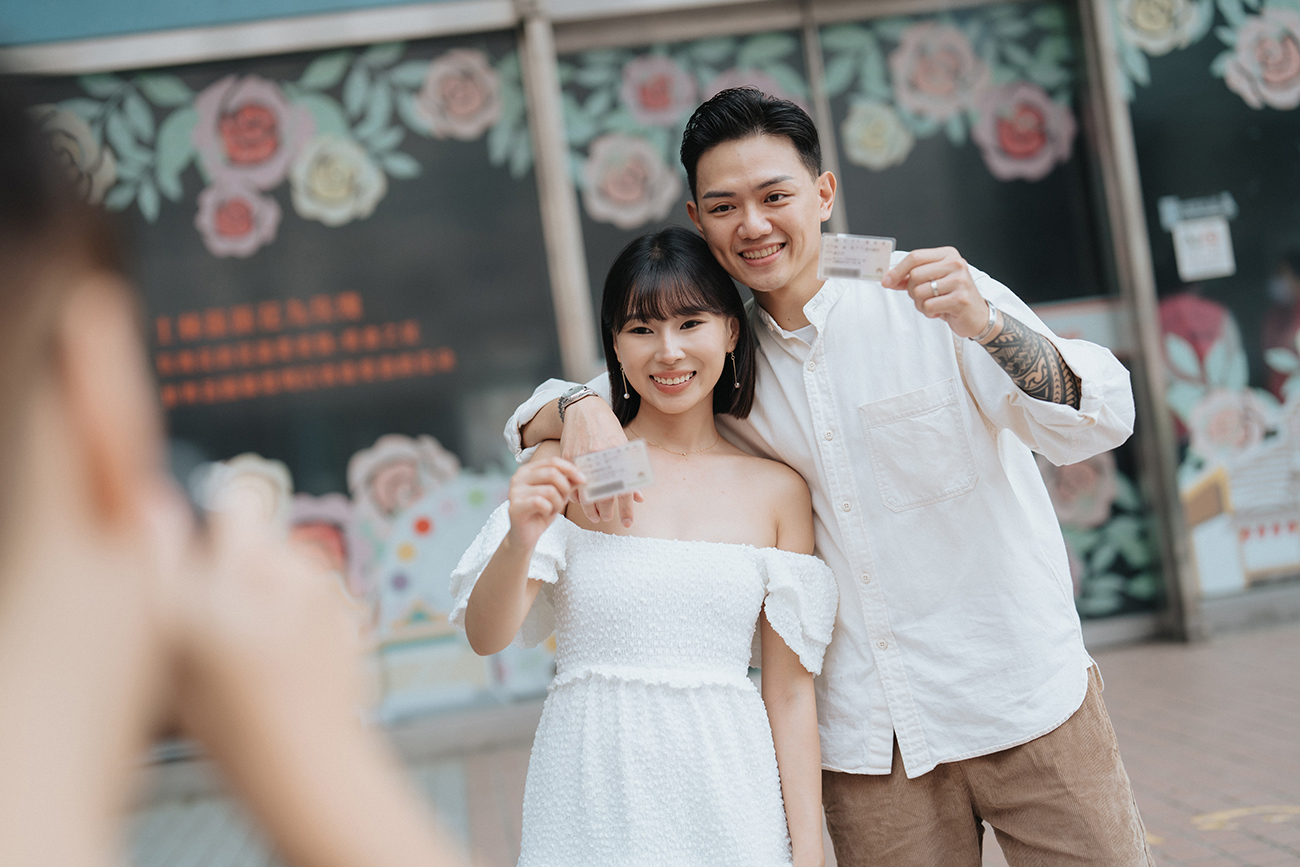 [結婚登記] Yoyo＆Clair 登記日@士林戶政事務所