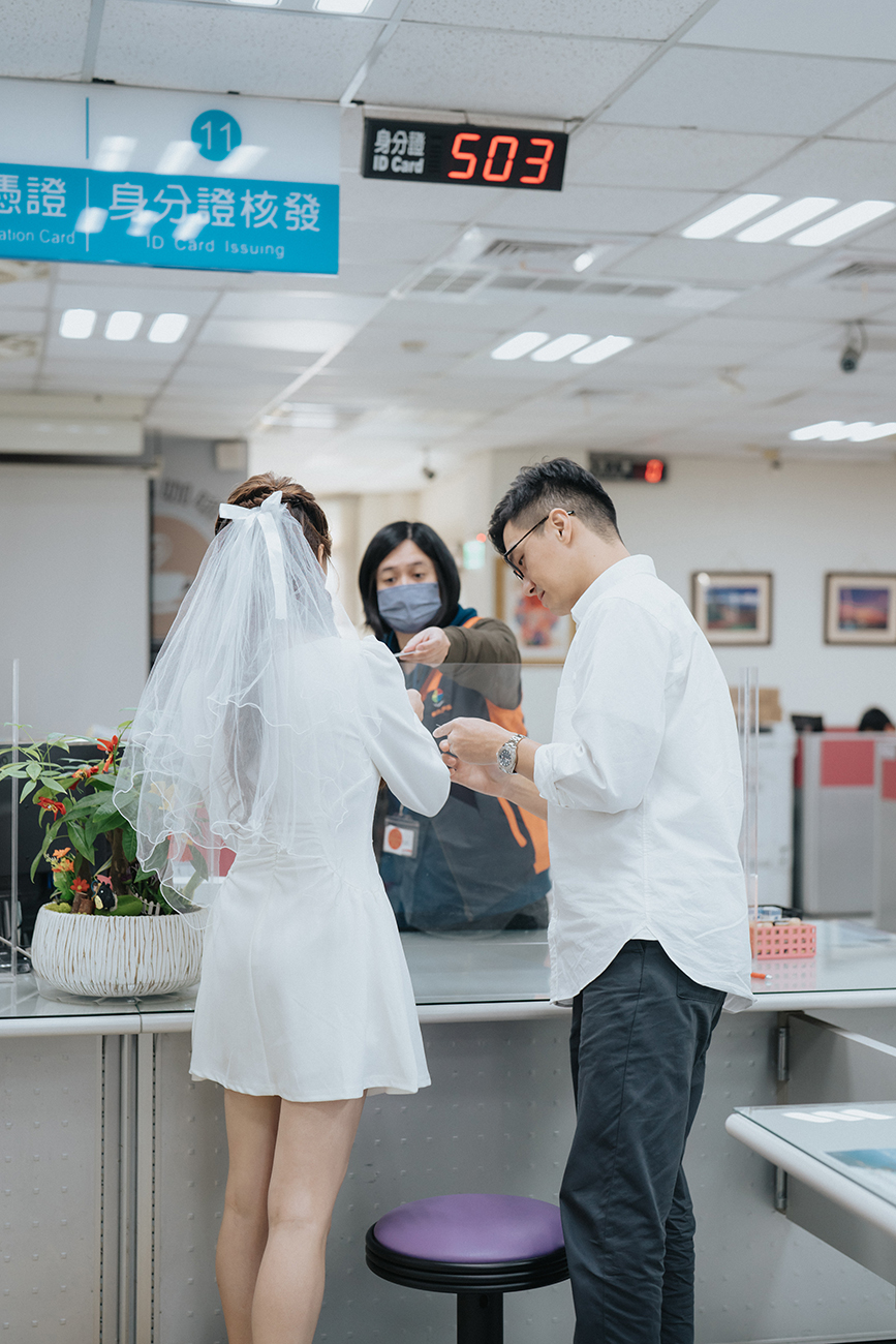 [結婚登記] Pinno＆Emma 登記日@中和戶政事務所