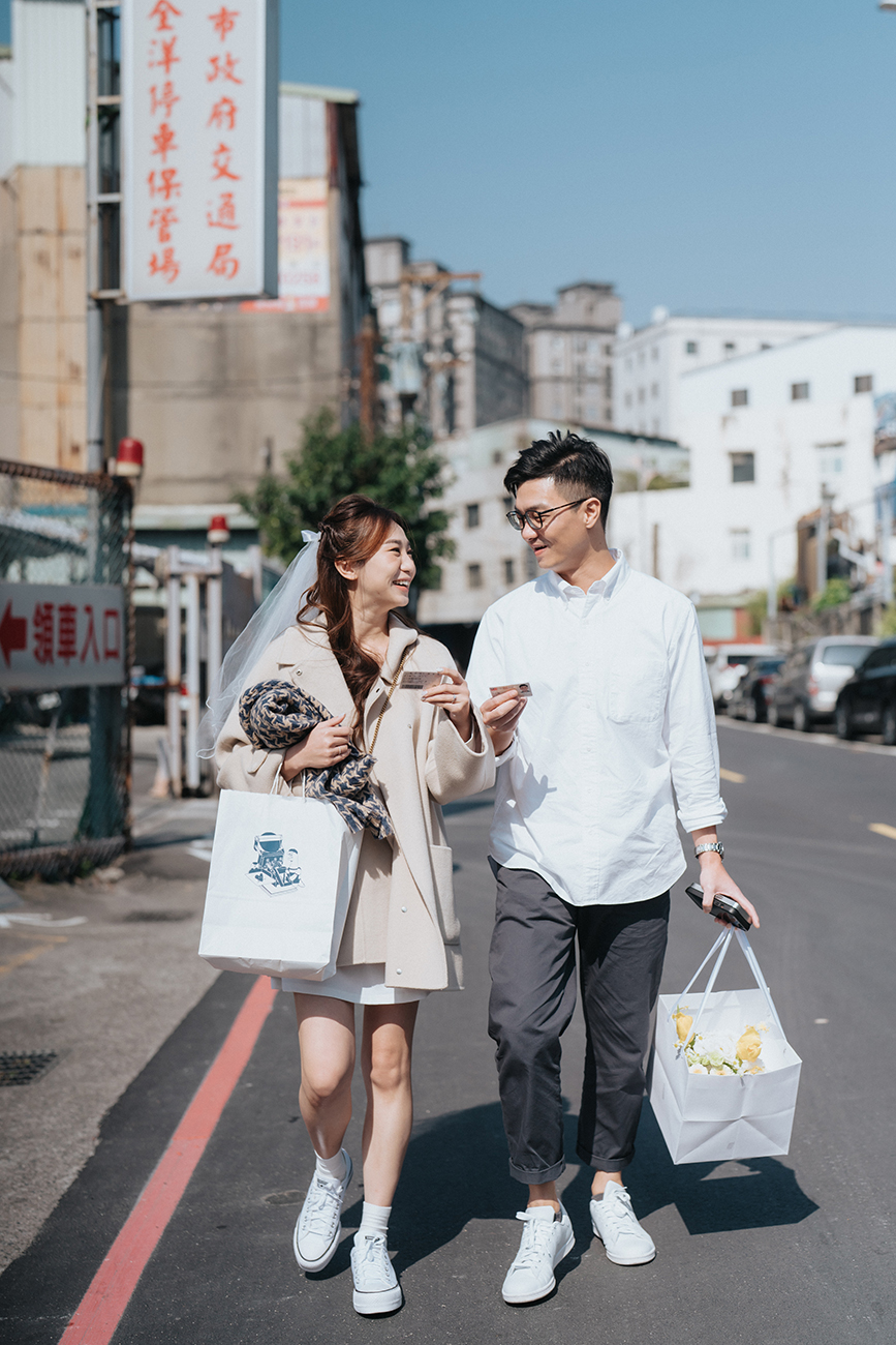 [結婚登記] Pinno＆Emma 登記日@中和戶政事務所