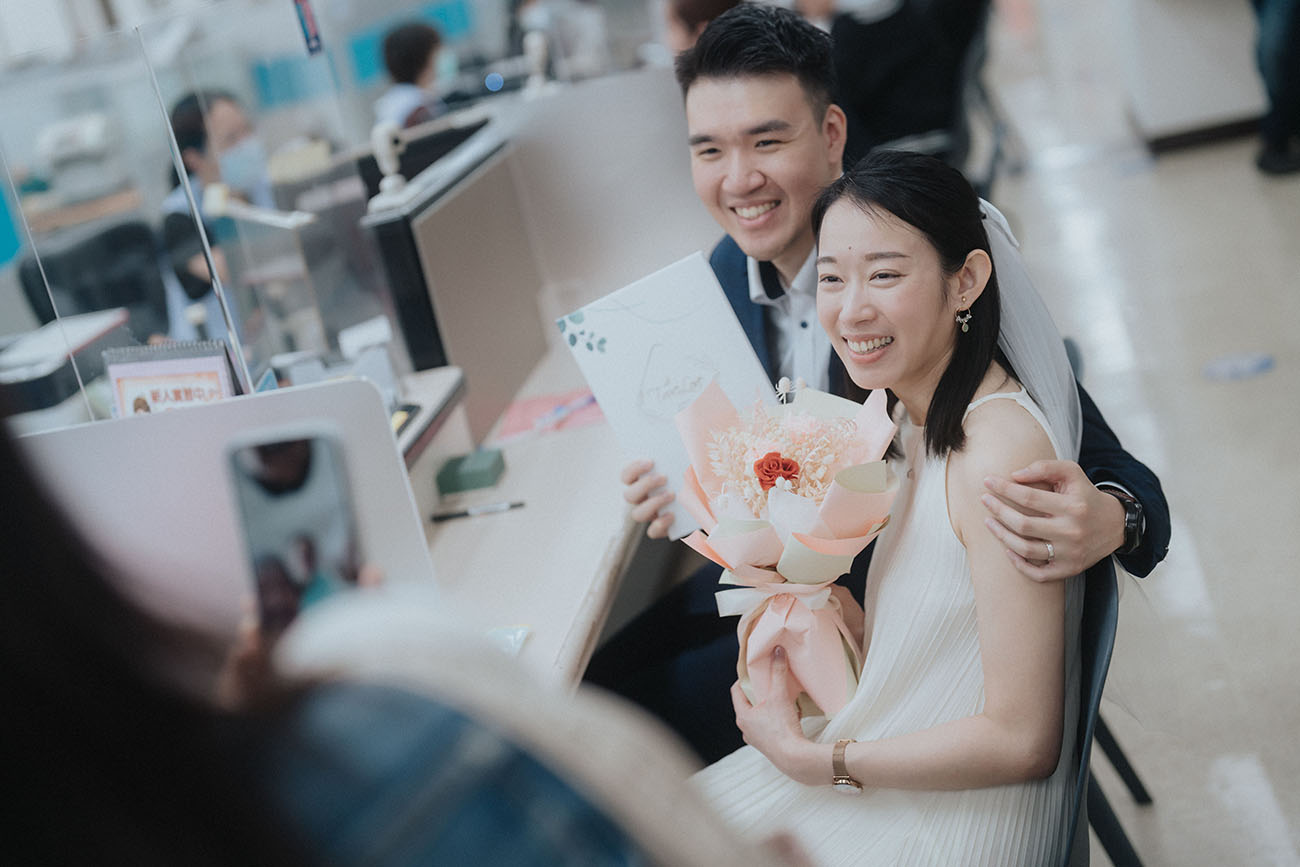 [結婚登記] Chi＆Jennifer 登記日@大同戶政事務所