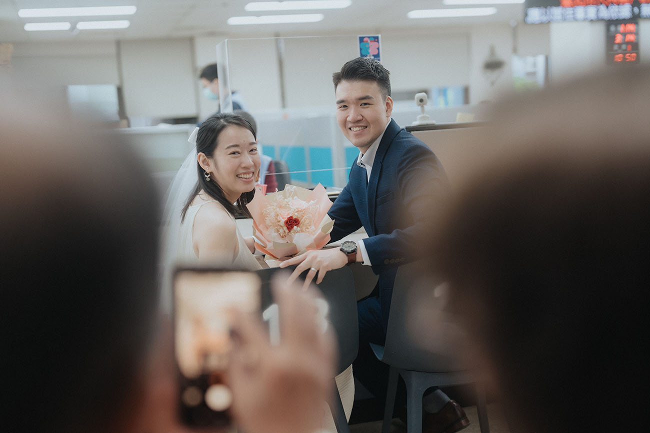 [結婚登記] Chi＆Jennifer 登記日@大同戶政事務所