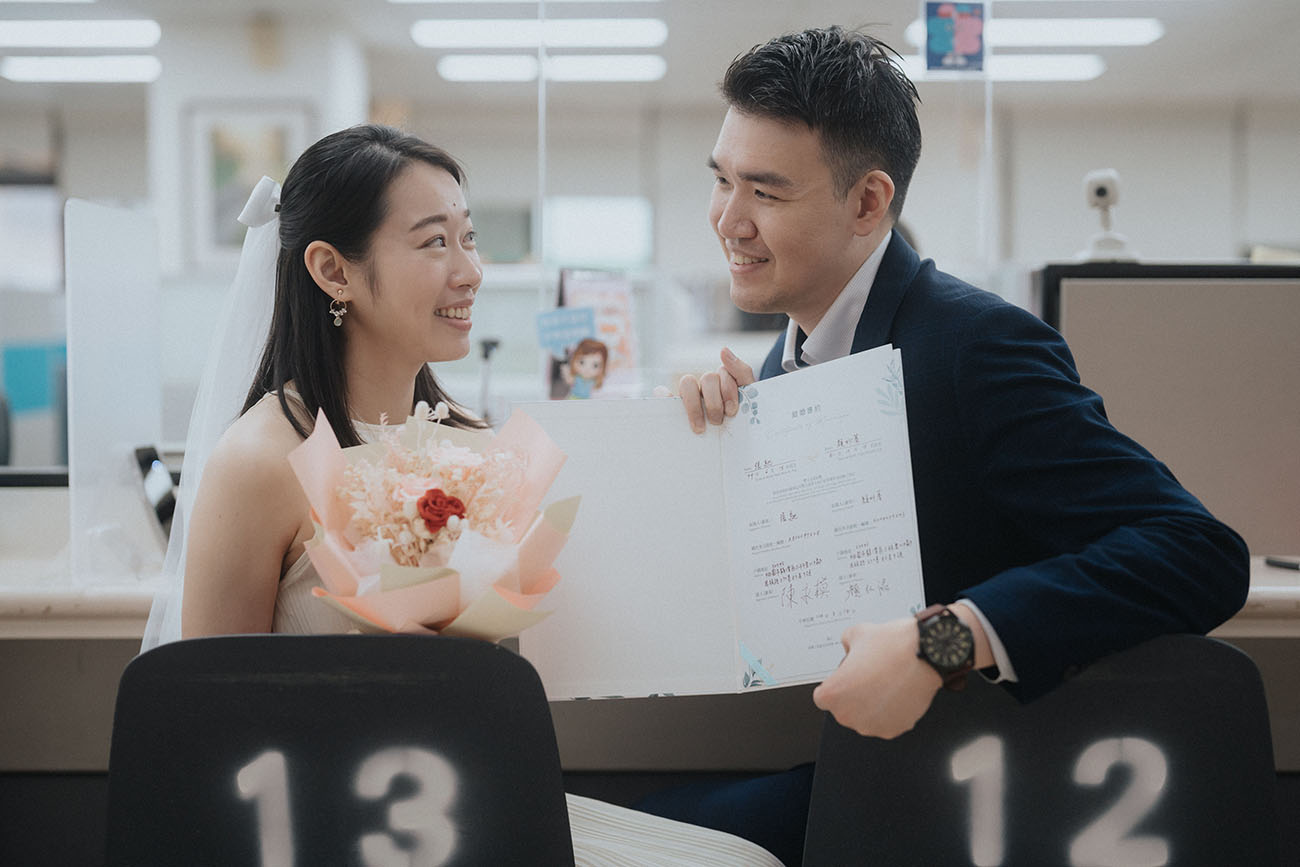 [結婚登記] Chi＆Jennifer 登記日@大同戶政事務所