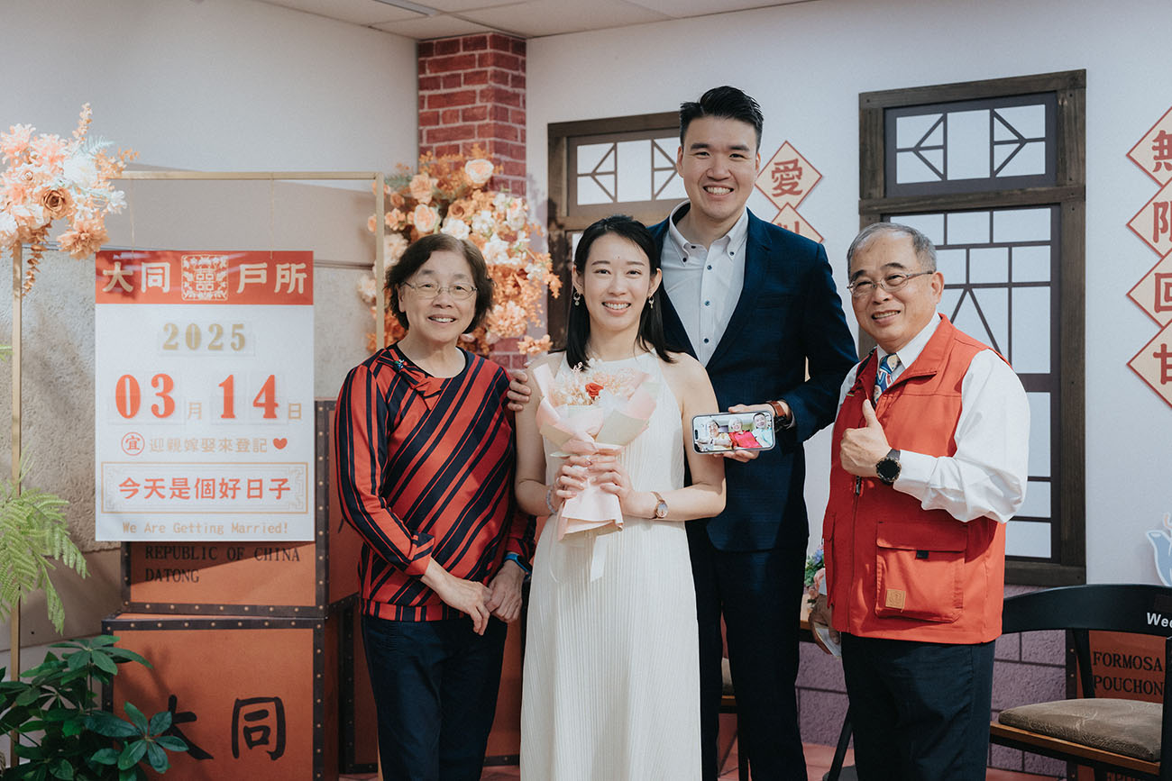 [結婚登記] Chi＆Jennifer 登記日@大同戶政事務所