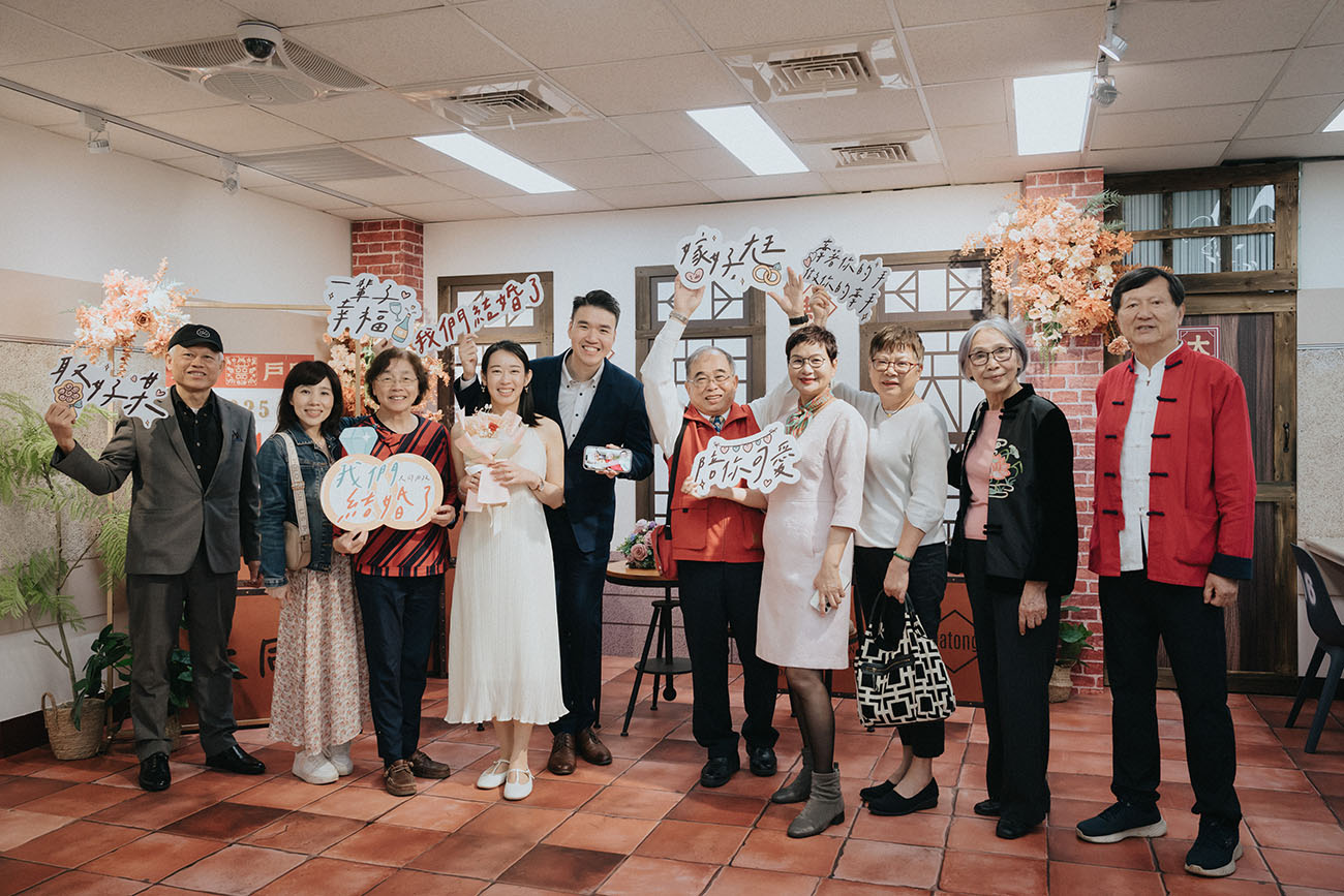 [結婚登記] Chi＆Jennifer 登記日@大同戶政事務所