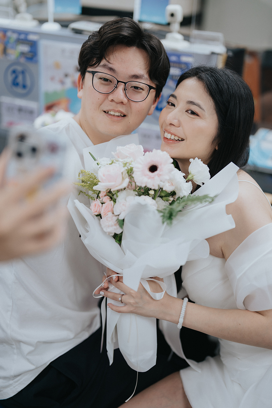 [結婚登記] Henry＆Zhong 登記日@大安戶政事務所