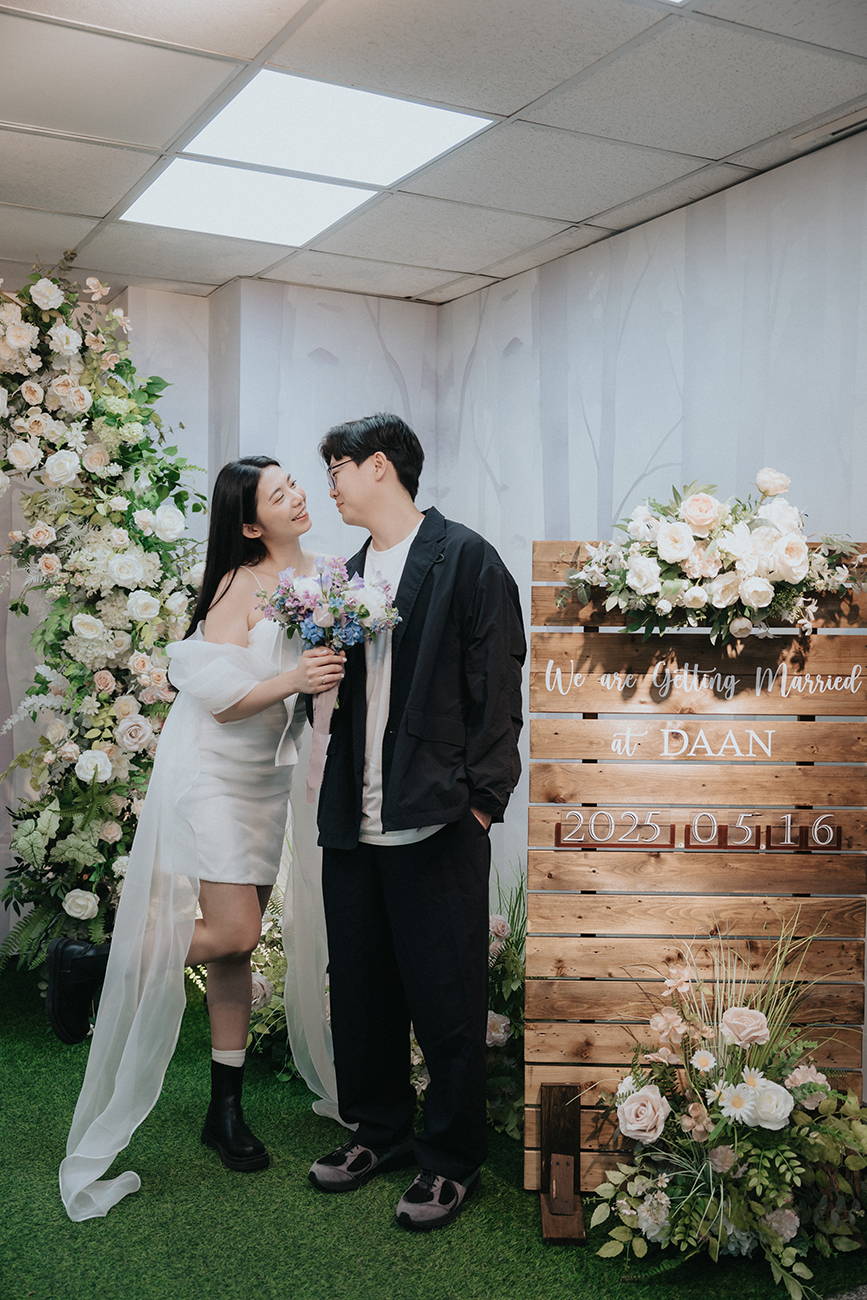 [結婚登記] Henry＆Zhong 登記日@大安戶政事務所