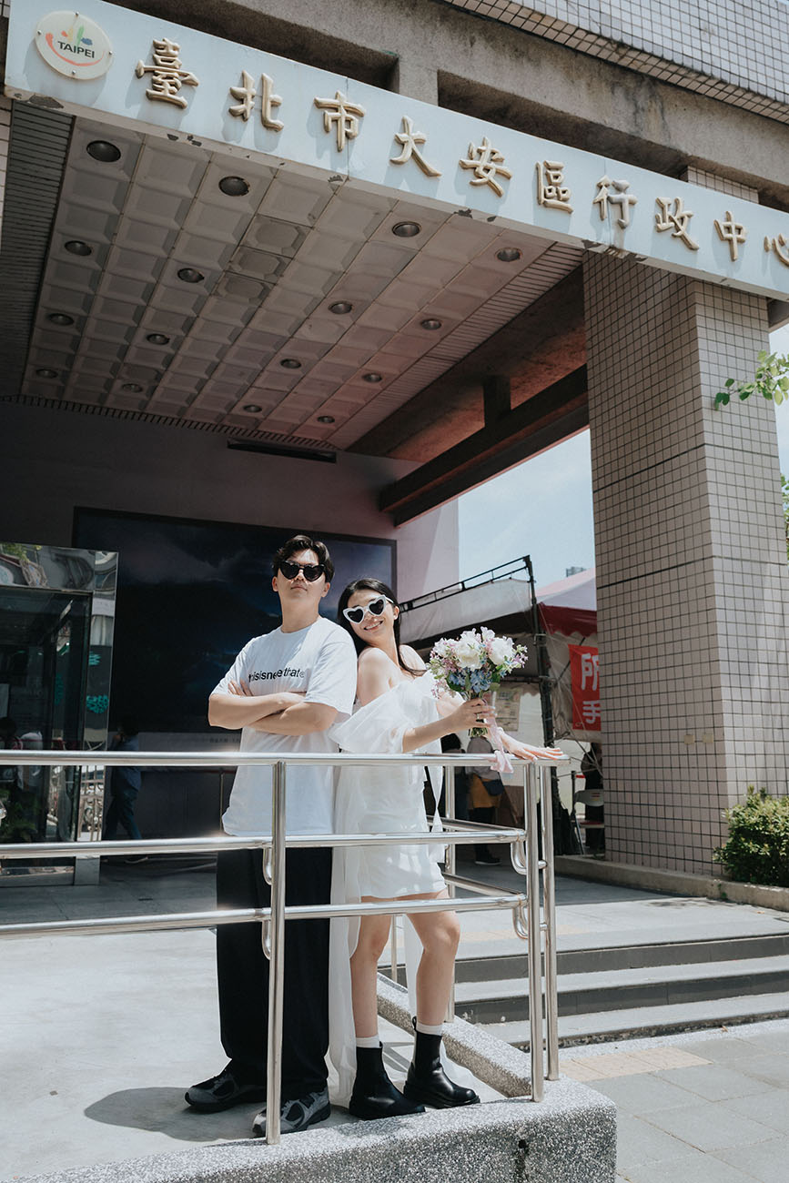 [結婚登記] Henry＆Zhong 登記日@大安戶政事務所