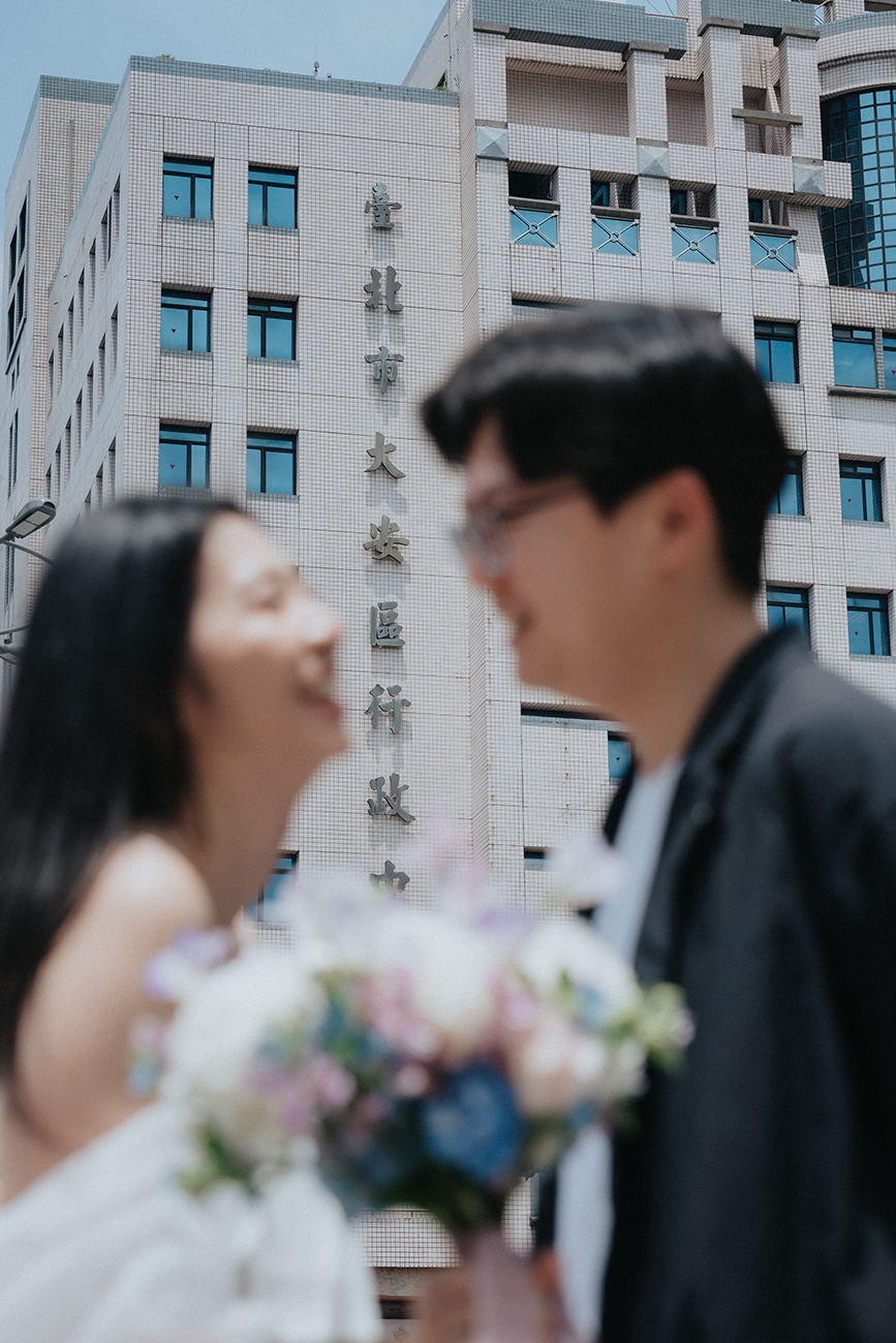 [結婚登記] Henry＆Zhong 登記日@大安戶政事務所