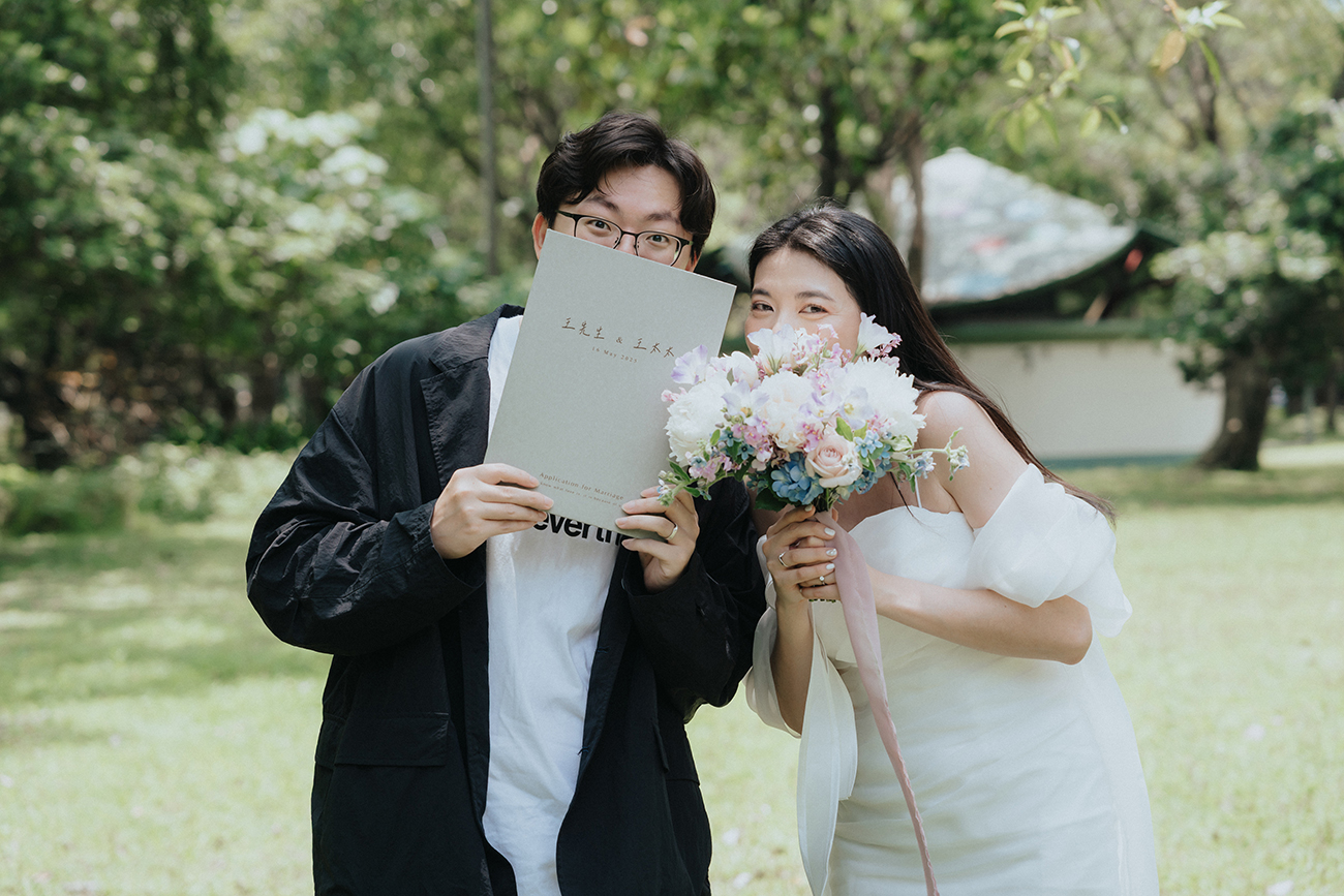 [結婚登記] Henry＆Zhong 登記日@大安戶政事務所