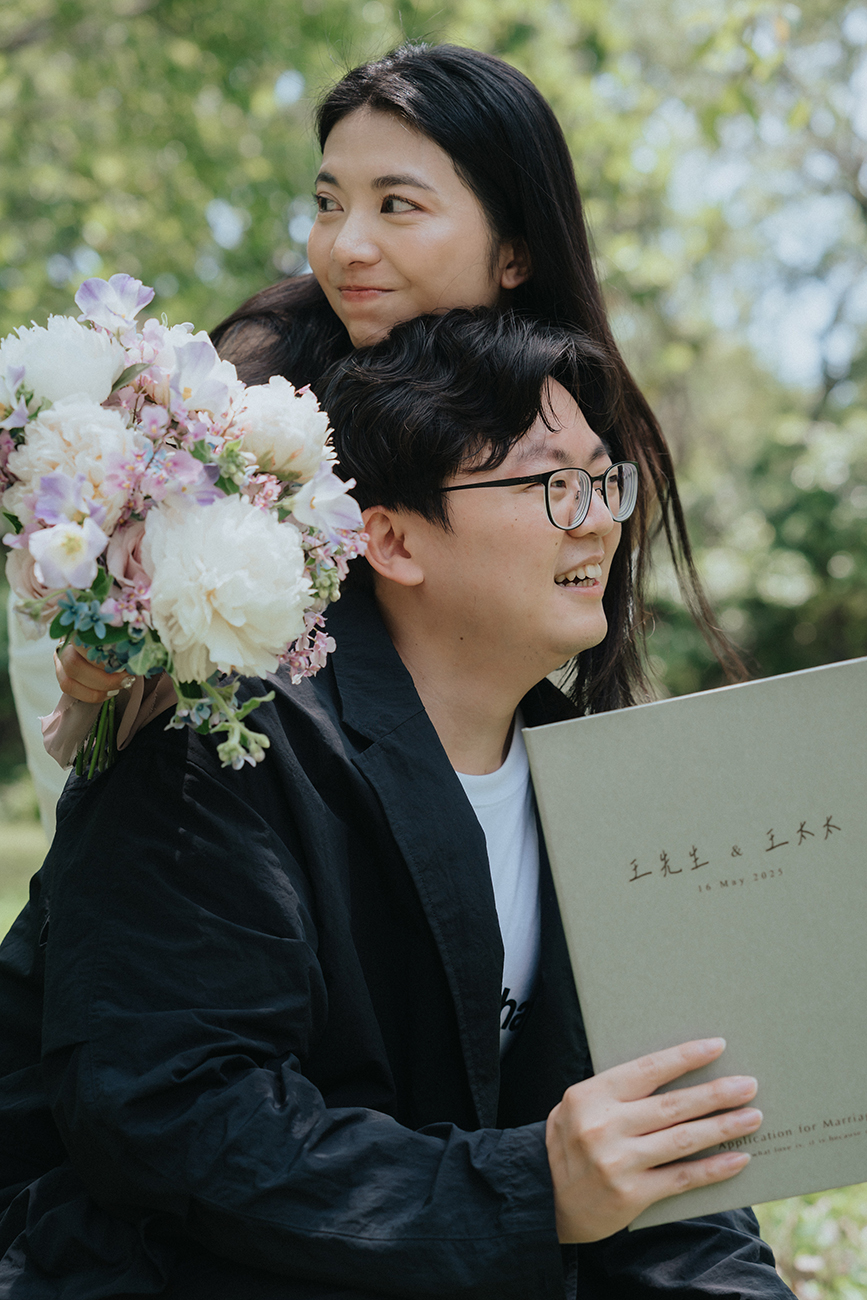 [結婚登記] Henry＆Zhong 登記日@大安戶政事務所