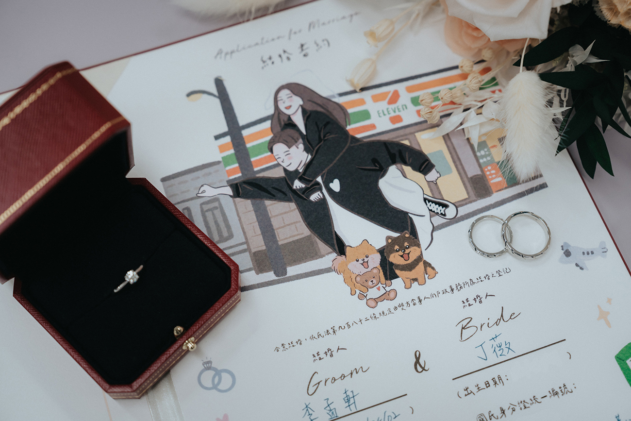 [結婚登記] Hsuan＆Wei 登記日@士林戶政事務所