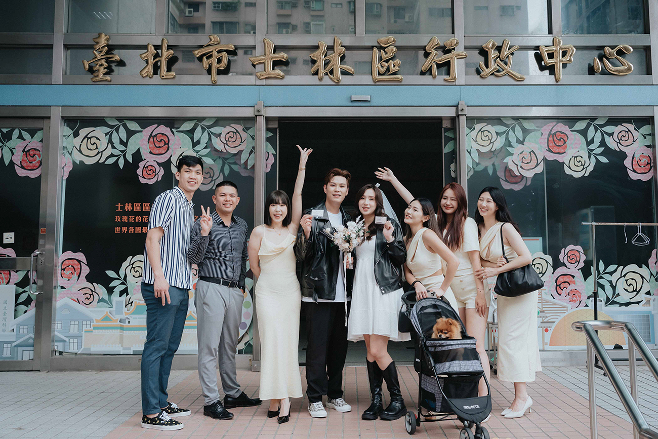 [結婚登記] Hsuan＆Wei 登記日@士林戶政事務所