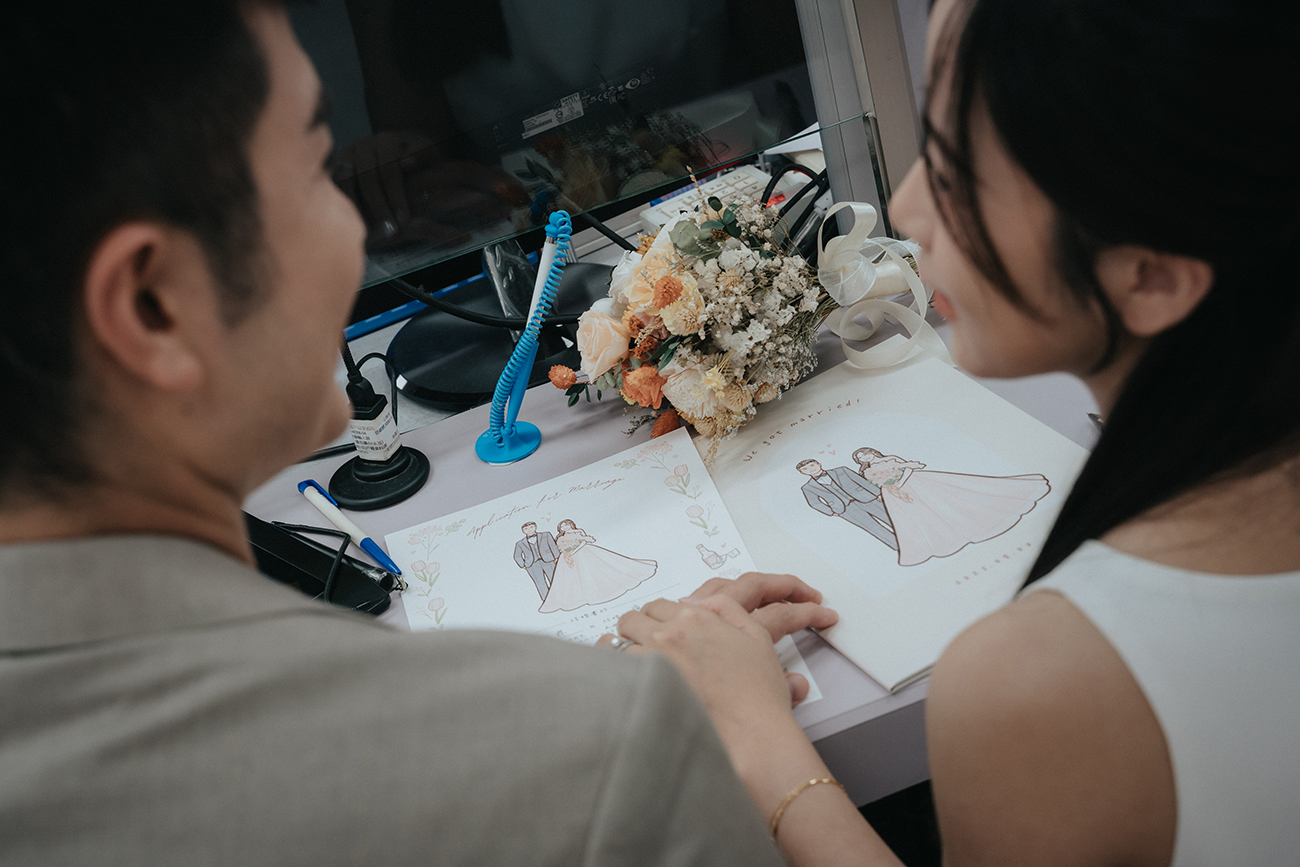 [結婚登記] Lynn＆Mumu 登記日@士林戶政事務所