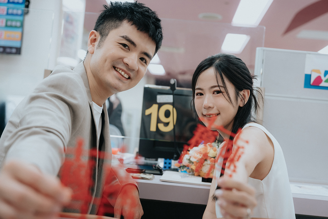 [結婚登記] Lynn＆Mumu 登記日@士林戶政事務所