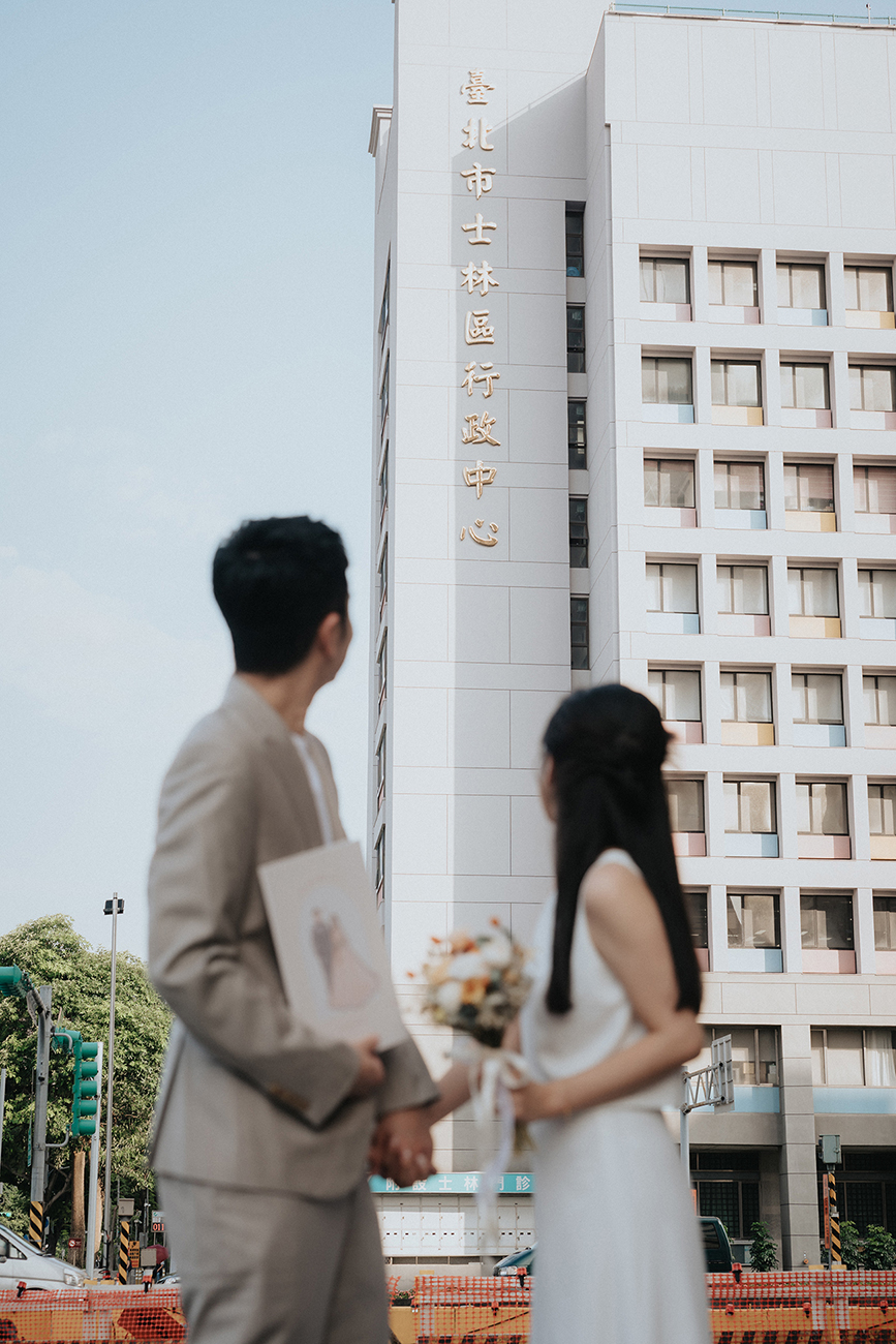 [結婚登記] Lynn＆Mumu 登記日@士林戶政事務所
