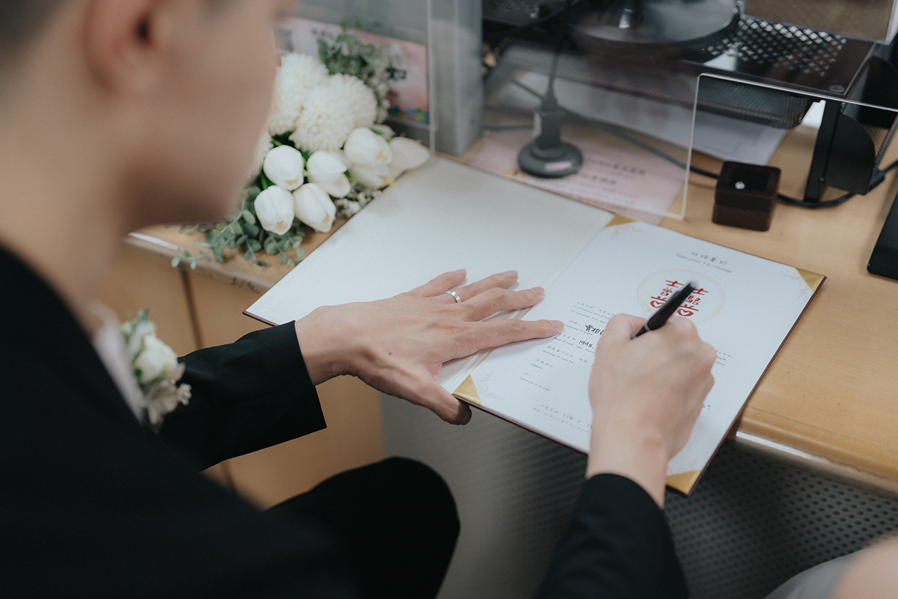 [結婚登記] Bobo＆Tiana 登記日@內湖戶政事務所