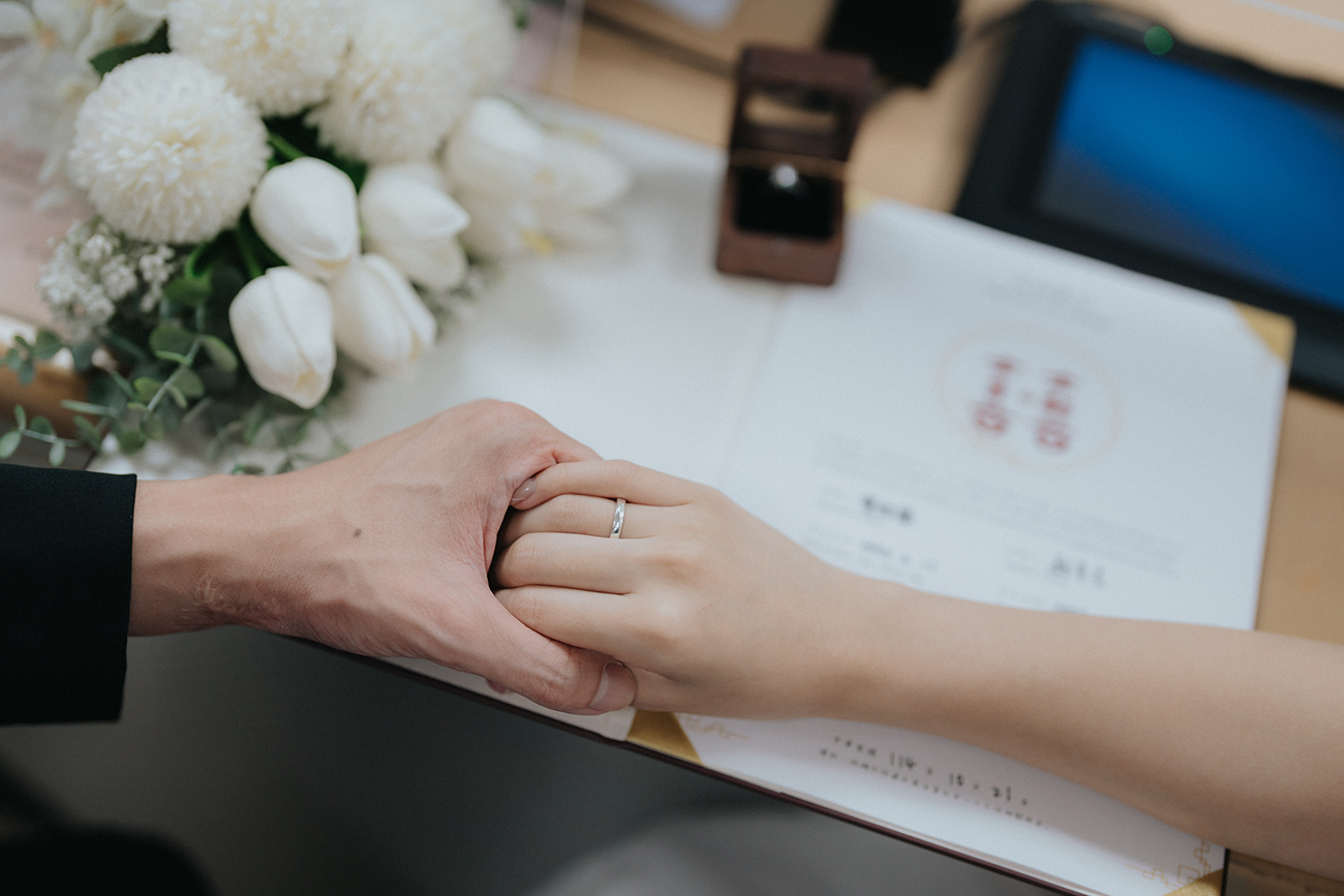 [結婚登記] Bobo＆Tiana 登記日@內湖戶政事務所