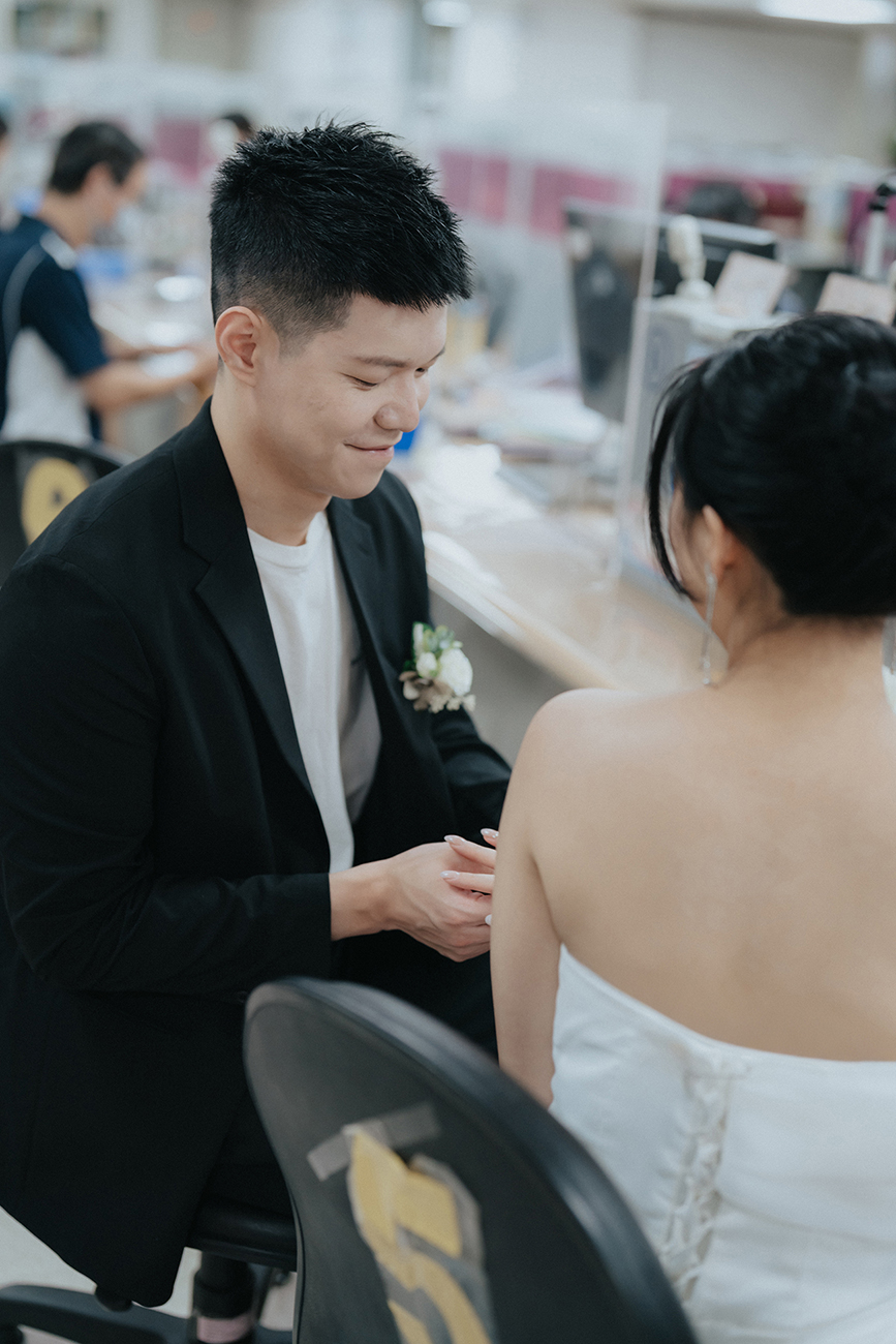 [結婚登記] Bobo＆Tiana 登記日@內湖戶政事務所