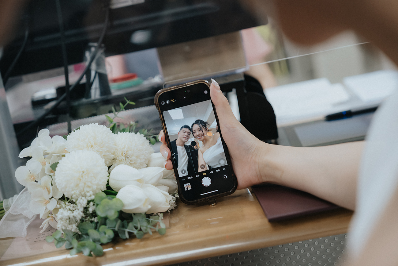 [結婚登記] Bobo＆Tiana 登記日@內湖戶政事務所