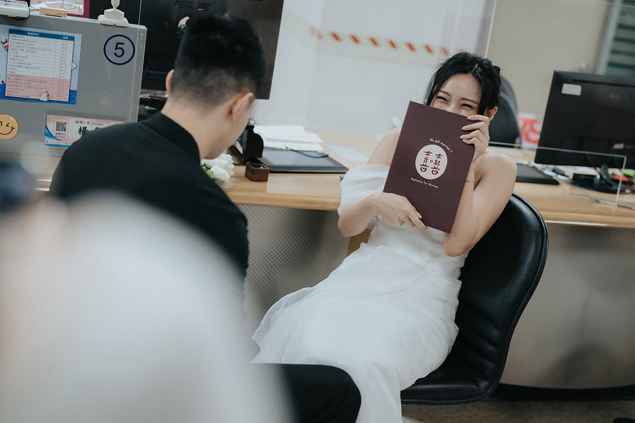 [結婚登記] Bobo＆Tiana 登記日@內湖戶政事務所