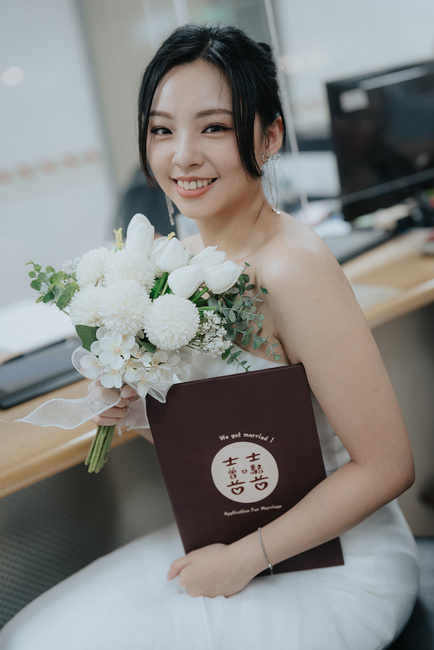 [結婚登記] Bobo＆Tiana 登記日@內湖戶政事務所