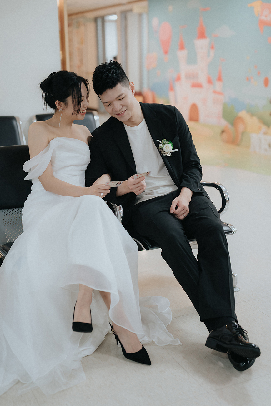 [結婚登記] Bobo＆Tiana 登記日@內湖戶政事務所