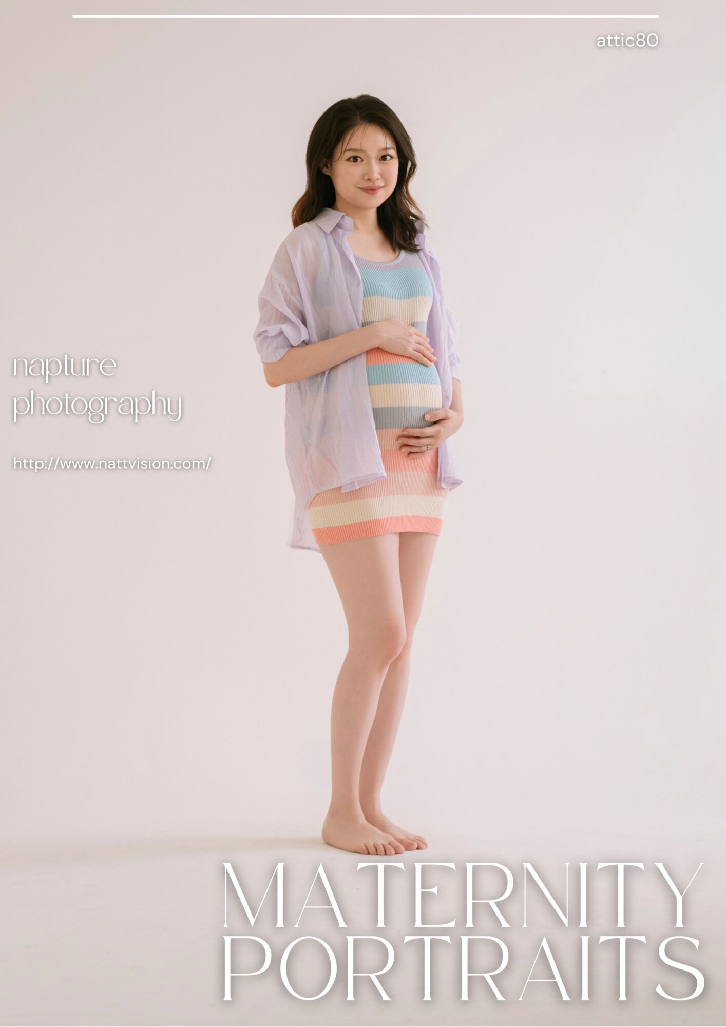 孕婦寫真/ Cynthia + Photographer： 蔣樂 +Makeup：summer +location：November studio/11月空間/自然光/攝影棚